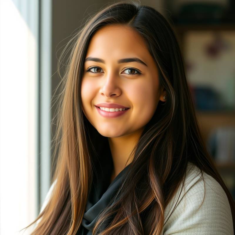 Retrato de Ana Pérez, estudiante de Aula Maestra